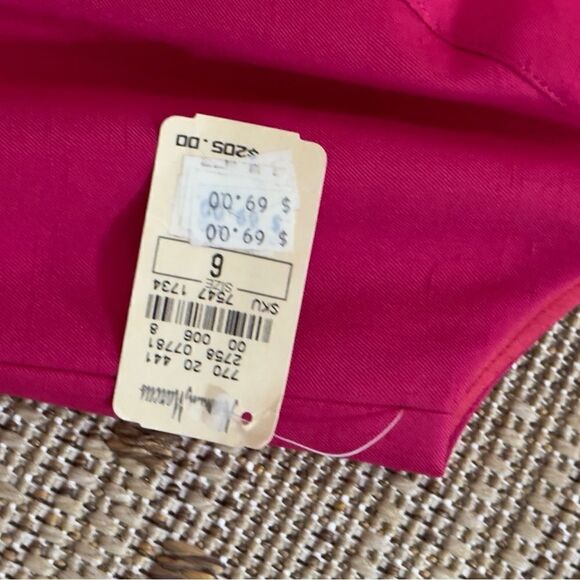 GILLIAN Vintage (1994) 💯% Silk Sleeveless Pink Dress Size 6 NWT - Picture 13 of 14